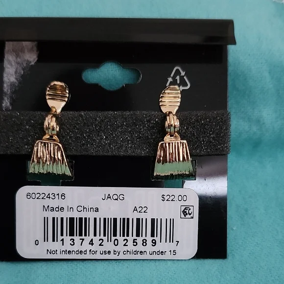 Anne Klein Gold Clip-On Earrings - Picture 4 of 4